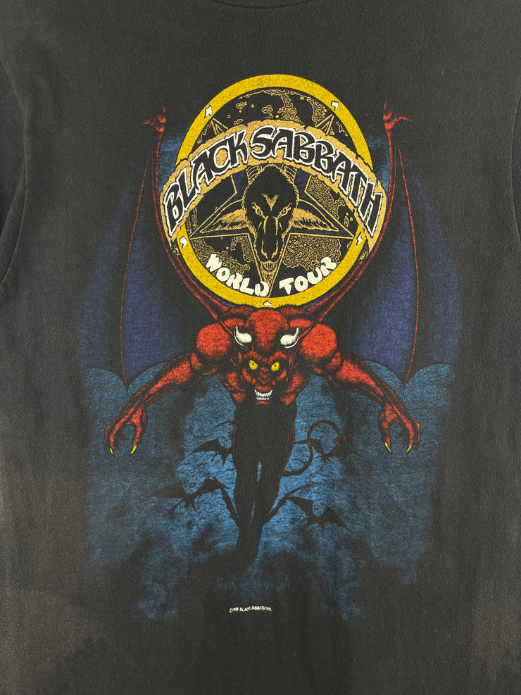 Vintage 1981 Black Sabbath Mob Rules Tour Black Tee