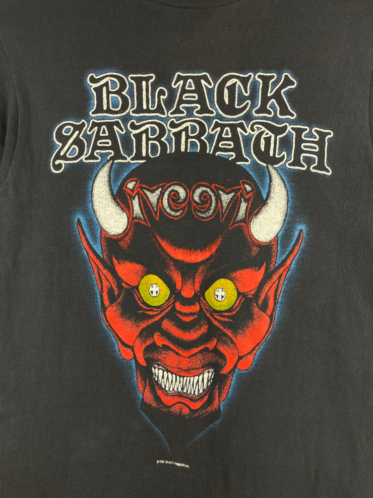 Vintage 1982 Black Sabbath Live Evil Tour Black Tee