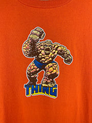 Vintage 90s Changes Marvel The Thing Orange Tee