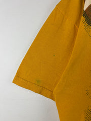 Vintage 90s Lee West Virginia Football Yellow Tee
