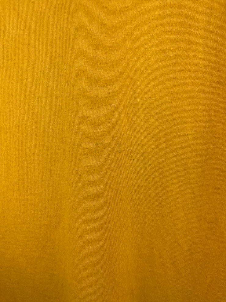 Vintage 90s Lee West Virginia Football Yellow Tee