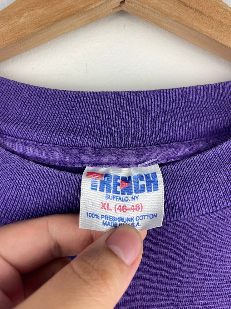Vintage 90s NBA Trench Los Angeles Lakers Purple Tee
