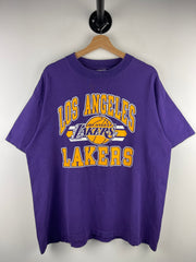 Vintage 90s NBA Trench Los Angeles Lakers Purple Tee