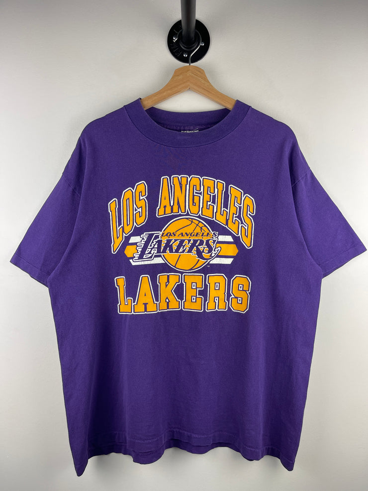 Vintage 90s NBA Trench Los Angeles Lakers Purple Tee
