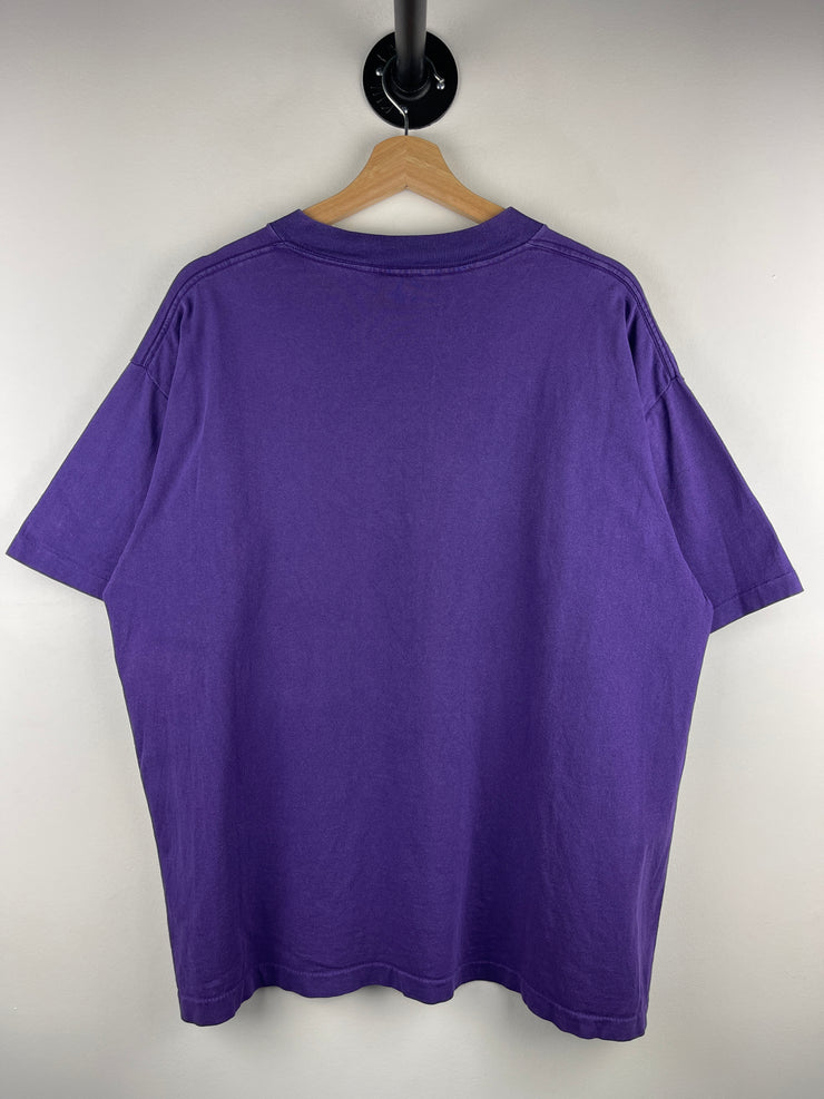 Vintage 90s NBA Trench Los Angeles Lakers Purple Tee