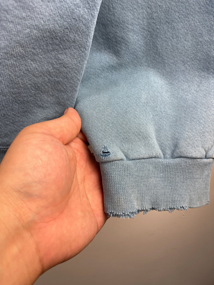 Vintage 90s Nike Mini Swoosh Baby Blue Crewneck