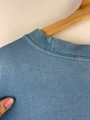 Vintage 90s Nike Mini Swoosh Baby Blue Crewneck