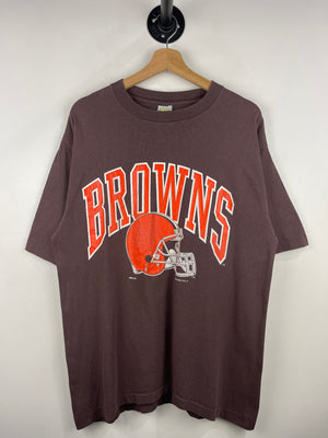 Vintage 90s NFL Cleveland Browns Brown Tee