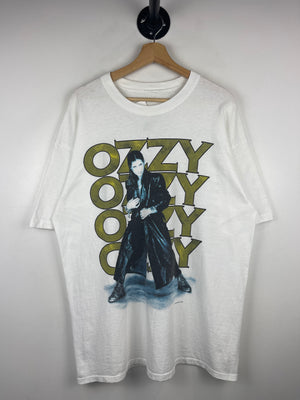 Vintage 90s Ozzy Osbourne Retirement Sucks Tour White Tee