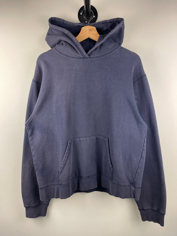 Vintage 90s Ohiopyle Blank Faded Navy Hoodie