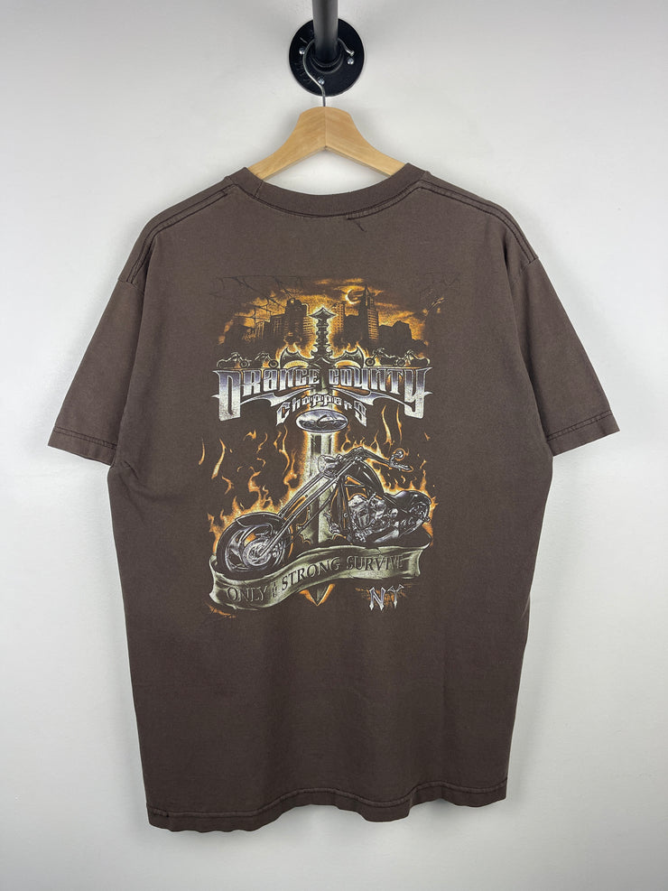 Vintage Orange County Choppers Brown Tee