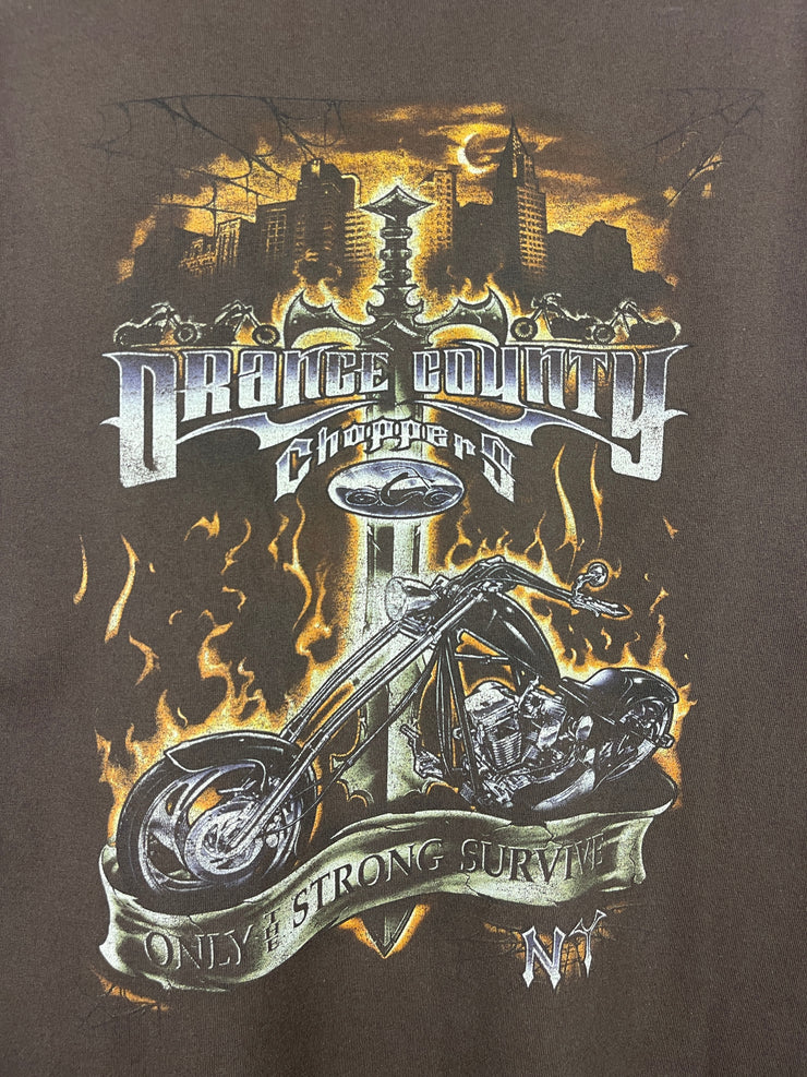 Vintage Orange County Choppers Brown Tee