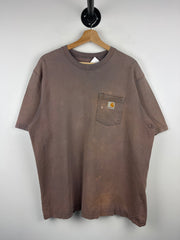 Vintage Carhartt Faded Brown Pocket Tee