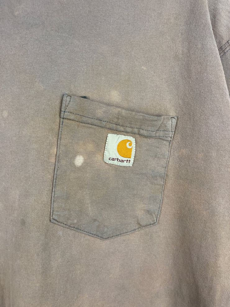 Vintage Carhartt Faded Brown Pocket Tee
