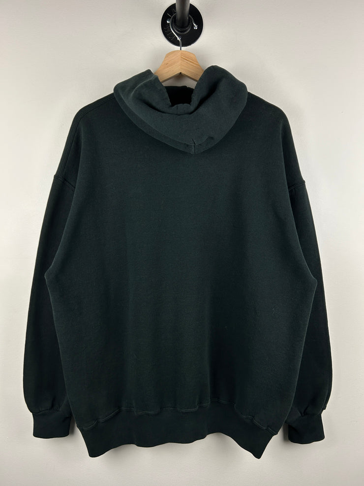 Vintage 90s Russell Athletic University Of Waterloo Sci Bus Black Hoodie