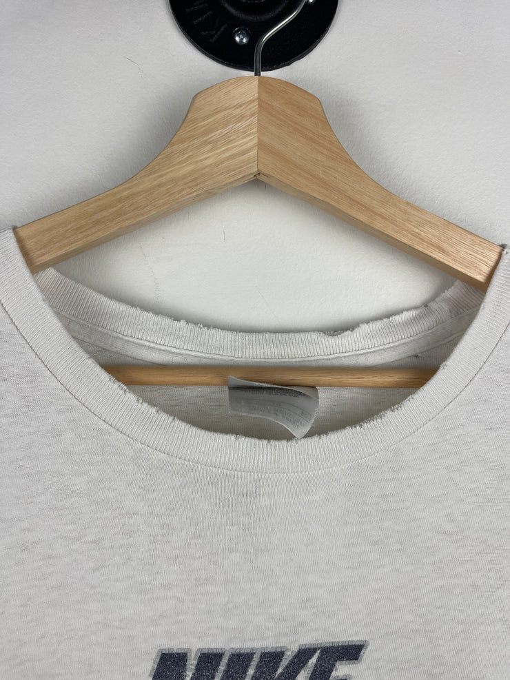 Vintage Nike Swoosh Spellout White Tee
