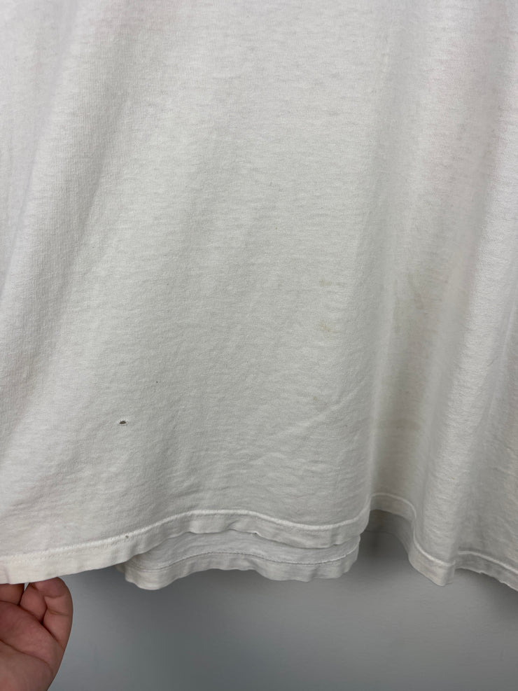 Vintage Nike Swoosh Spellout White Tee