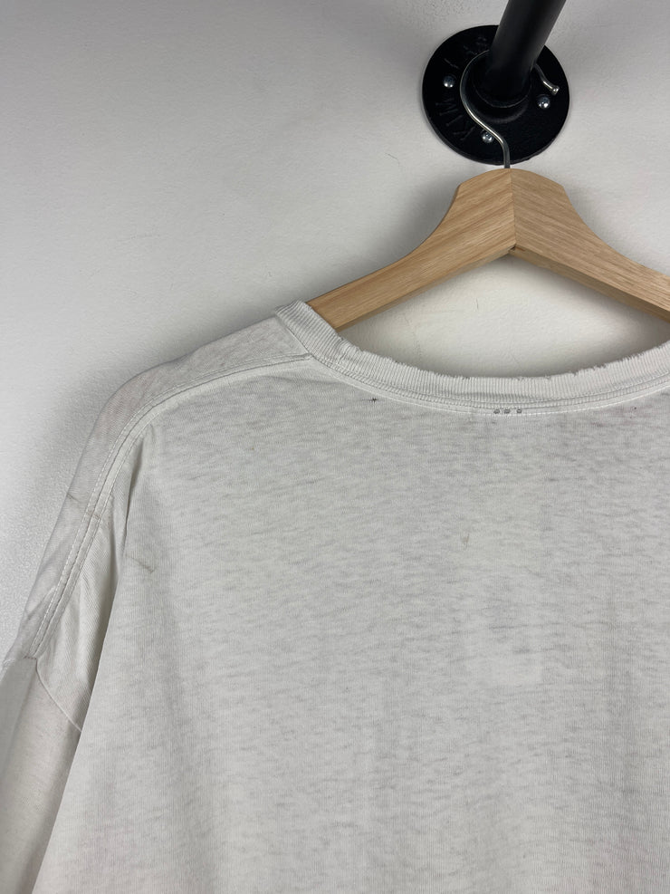 Vintage Nike Swoosh Spellout White Tee