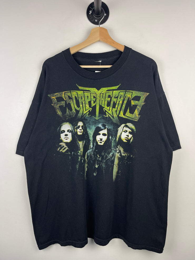 Vintage Escape The Fate Tour Black Tee