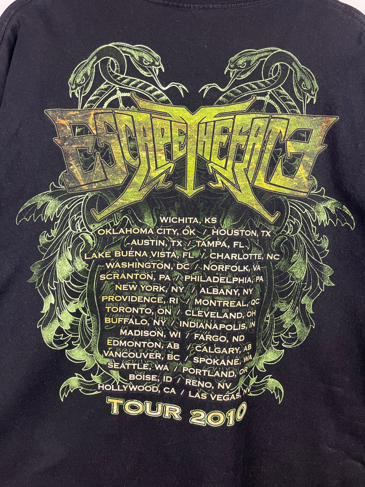 Vintage Escape The Fate Tour Black Tee