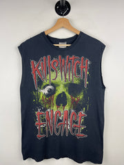 Vintage Kill Switch Engage Skull Black Cut Off Tank Top