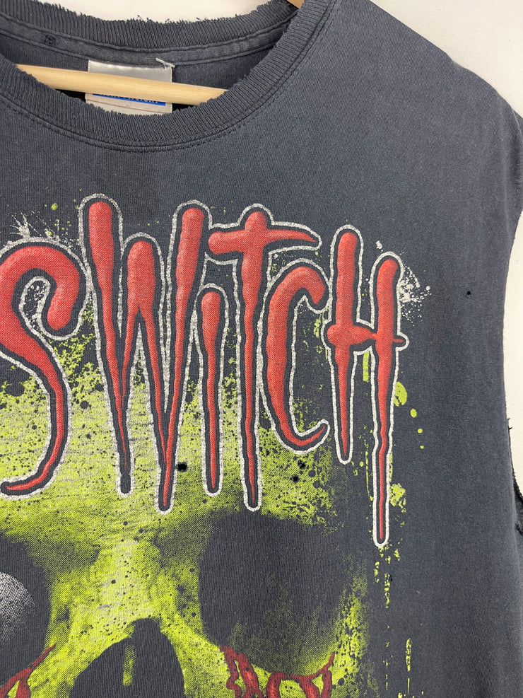 Vintage Kill Switch Engage Skull Black Cut Off Tank Top