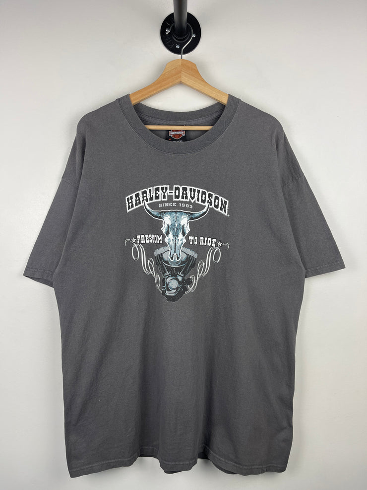 Vintage 2005 Harley Davidson Tokyo Japan Grey Tee