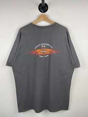 Vintage 2005 Harley Davidson Tokyo Japan Grey Tee