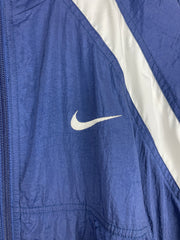 Vintage 90s Nike Swoosh Navy & White Windbreaker