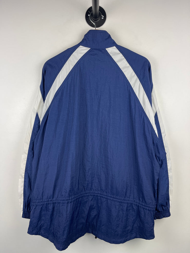 Vintage 90s Nike Swoosh Navy & White Windbreaker