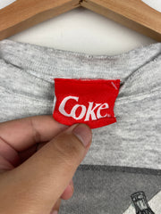 Vintage 90s Coca Cola Polar Bears Grey Crewneck