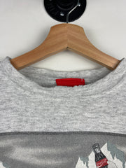 Vintage 90s Coca Cola Polar Bears Grey Crewneck