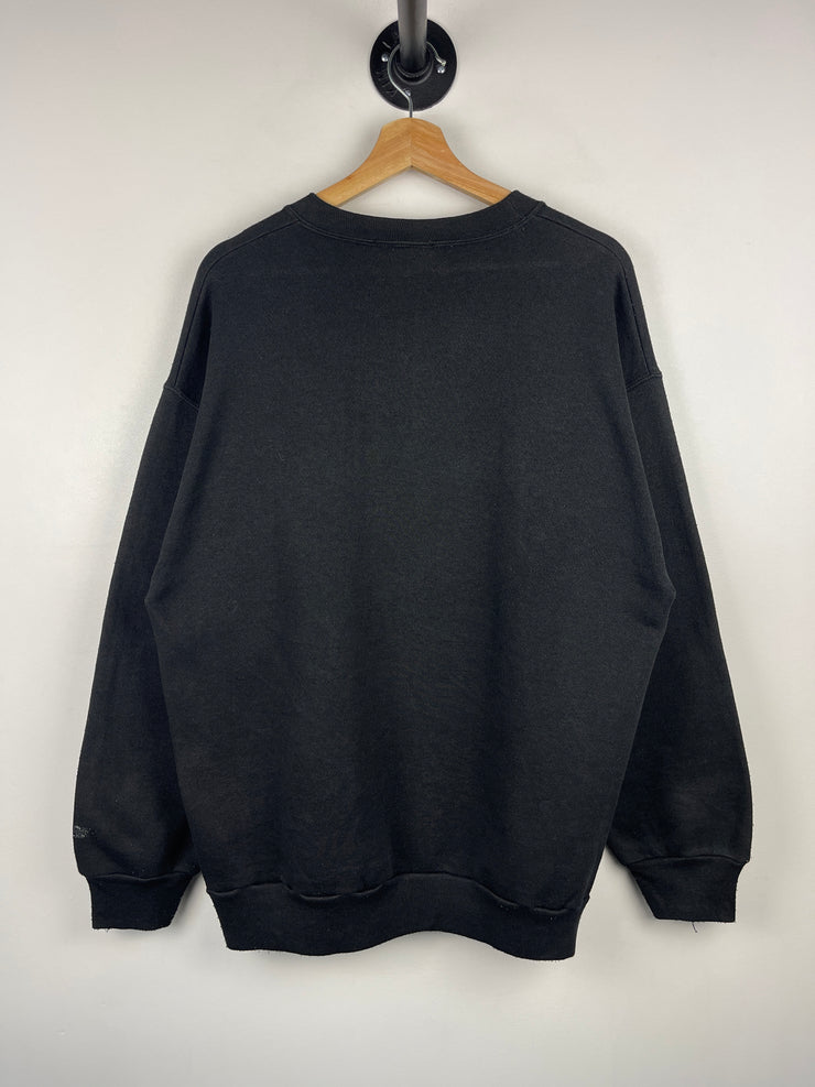 Vintage 90s NHL Pittsburgh Penguins Black Crewneck