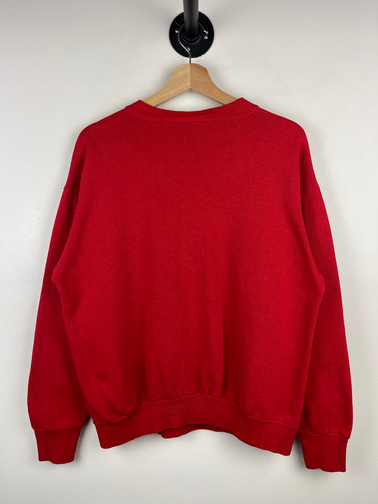 Vintage 90s Ohio State Liberty Bowl Football Red Crewneck