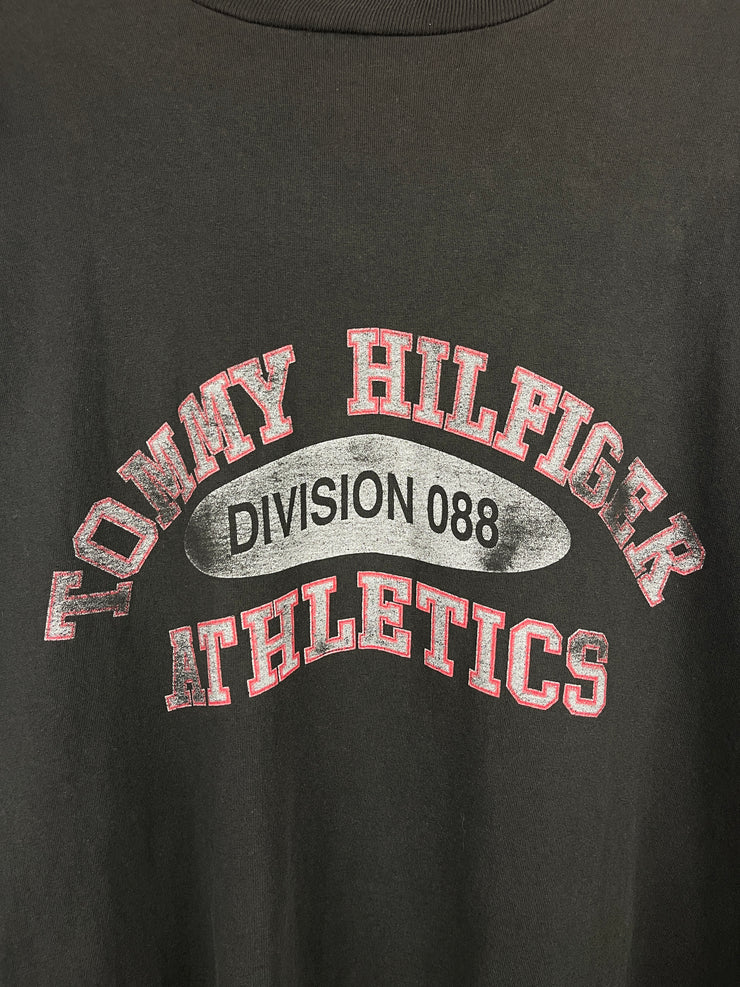 Vintage 90s Tommy Hilfiger Thrashed Black Long Sleeve