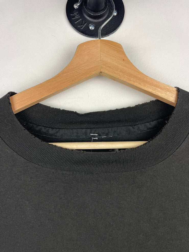 Vintage 90s Tommy Hilfiger Thrashed Black Long Sleeve