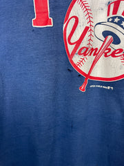 Vintage 80s MLB New York Yankees Faded Navy Tee