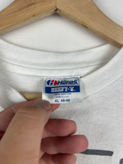 Vintage 90s Apple Computers Picasso Art White Tee