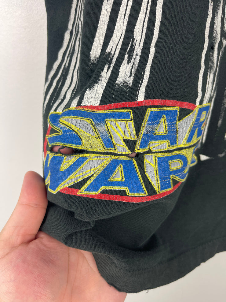 Vintage 90s Star Wars Darth Vader Black Tee