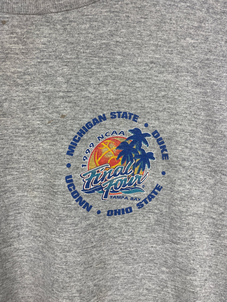 Vintage 90s NCAA Starter Final Four Tampa Bay Grey Tee