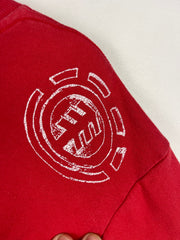 Vintage Y2K Element Skateboards Red & Black Long Sleeve
