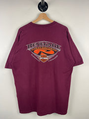 Vintage 2004 Harley Davidson Louisiana Burgundy Tee
