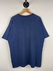 Vintage 90s Multiple Orgasm Donor Comedy Navy Tee