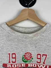 Vintage 90s Ohio State Buckeyes Rose Bowl Champs Grey Tee
