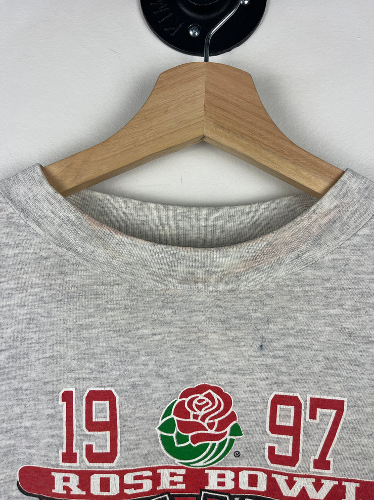 Vintage 90s Ohio State Buckeyes Rose Bowl Champs Grey Tee