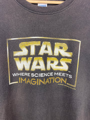 Vintage 2005 Star Wars Exhibit Museum Faded Brown Tee