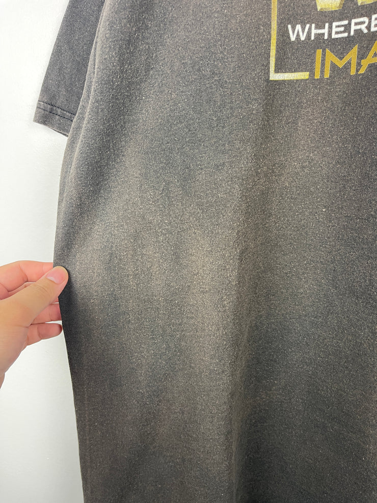 Vintage 2005 Star Wars Exhibit Museum Faded Brown Tee