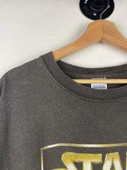 Vintage 2005 Star Wars Exhibit Museum Faded Brown Tee