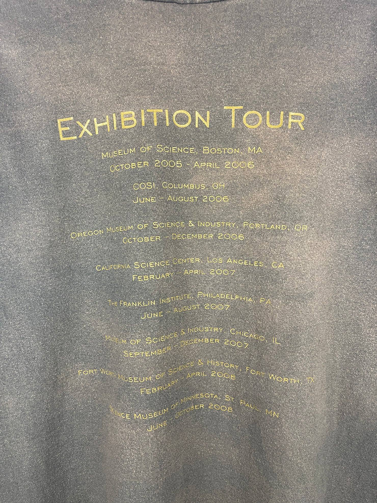 Vintage 2005 Star Wars Exhibit Museum Faded Brown Tee