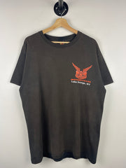 Vintage 90s Big Johnson Bikes She'll Want To Ride Faded Black Tee